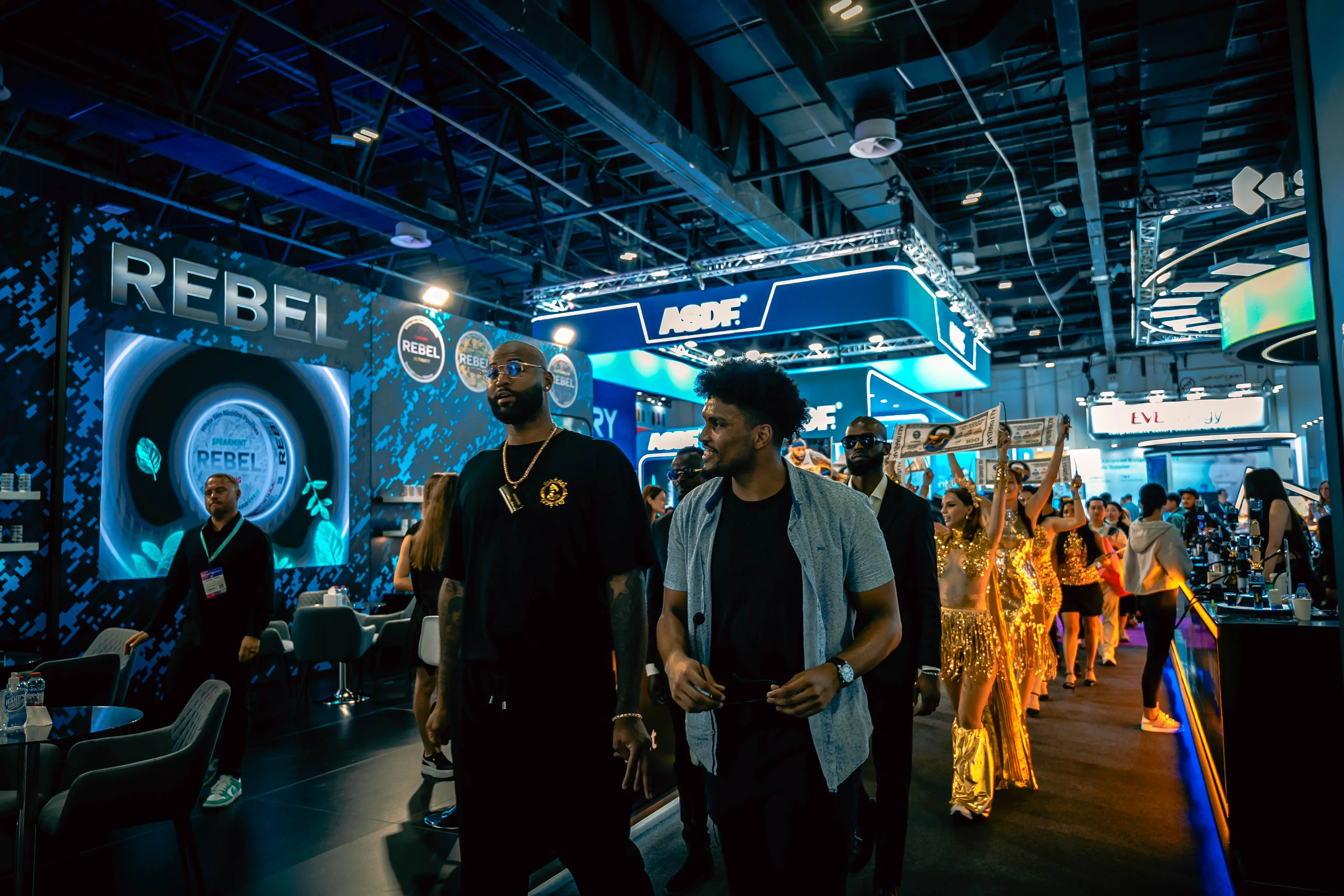 BREAKING: NBA &amp; UFC Legends Ignite ALIBARBAR's Booth at Dubai WorldVape Show 2025!