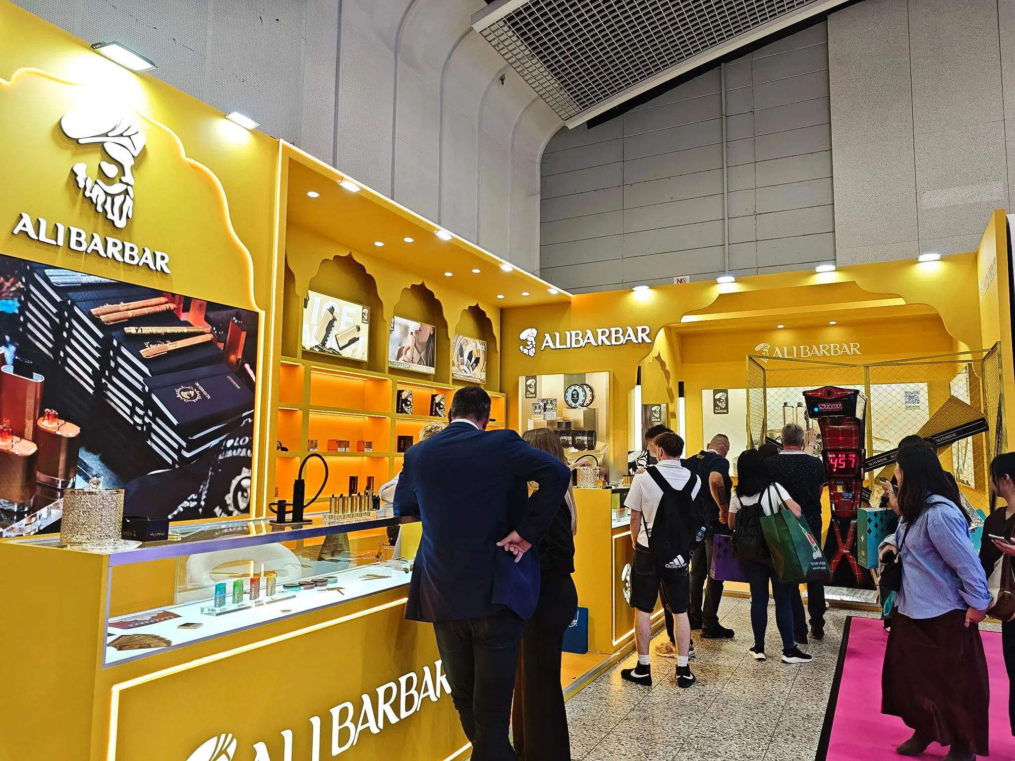 Dortmund InterTabac Trade Fair ALIBARBAR Engages Audiences with Interactive Game Experience at